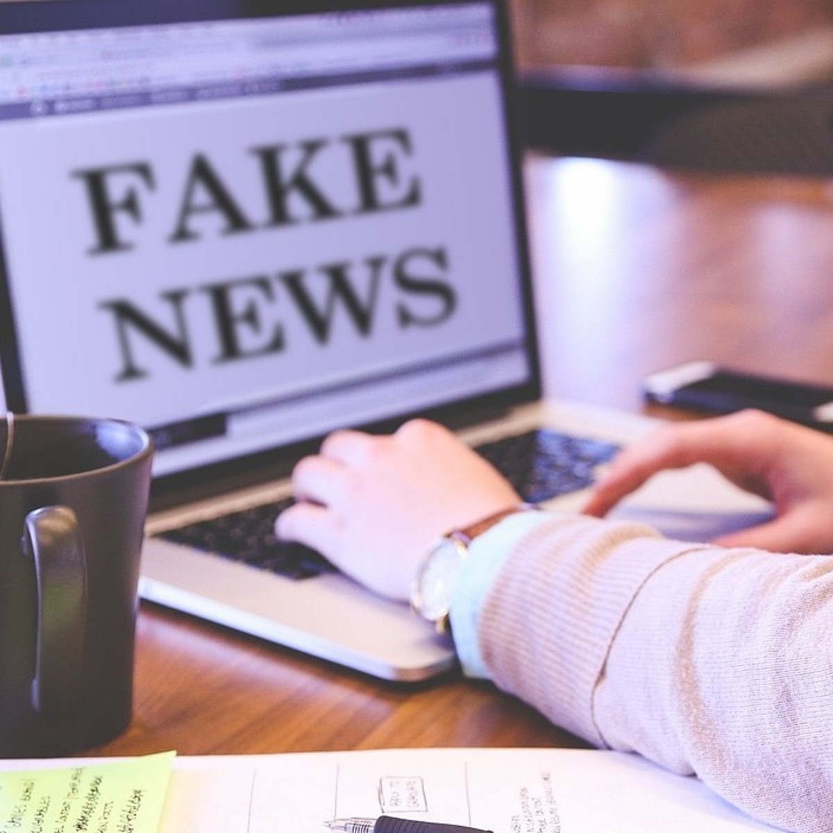 Image symbolique des fake news